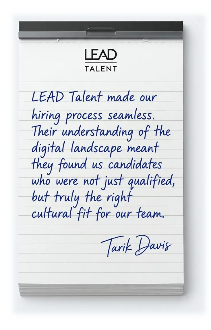 Testimonial from Tarik Davis