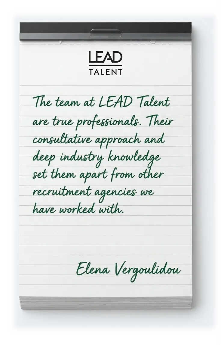 Testimonial from Elena Vergoulidou